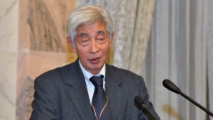 Domnul Eiji Hattori, Președinte de Onoare al Federației Mondiale a Asociațiilor, Centrelor și Cluburilor UNESCO