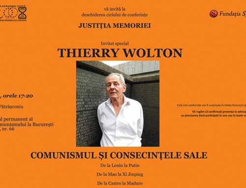 Ciclul de conferințe JUSTIȚIA MEMORIEI | THIERRY WOLTON – Comunismul și consecințele sale