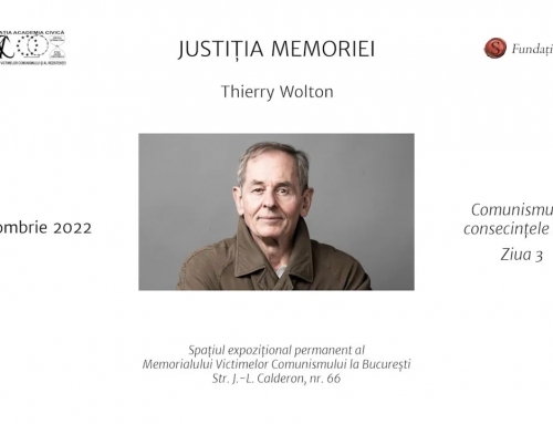 Justiția Memoriei. Thierry Wolton | Comunismul și consecințele sale – Partea a treia